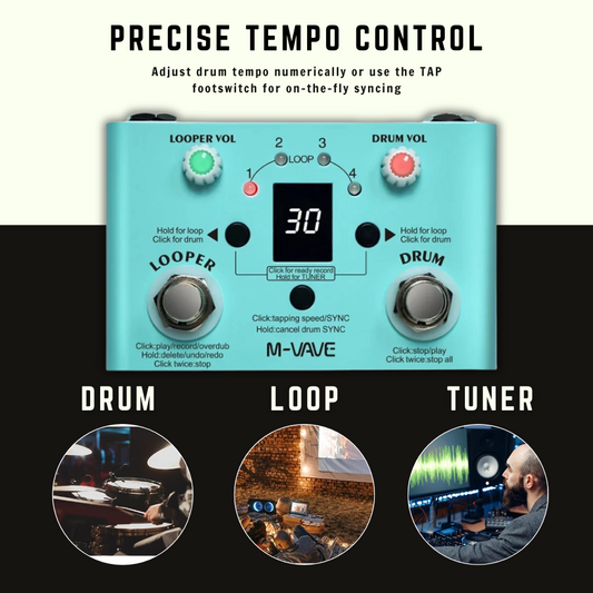 ⏰LAST DAY 50% OFF🎁Lost Tempo Looper Pedal V2