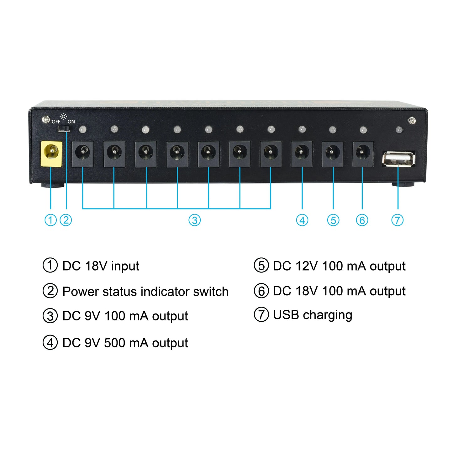 Guitar Pedal Power Supply Electric Melody Store