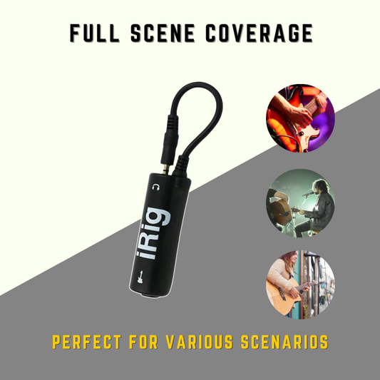 IRIG Guitar Interface Converter (3.5mm): Your Ultimate Mobile Recording Solution