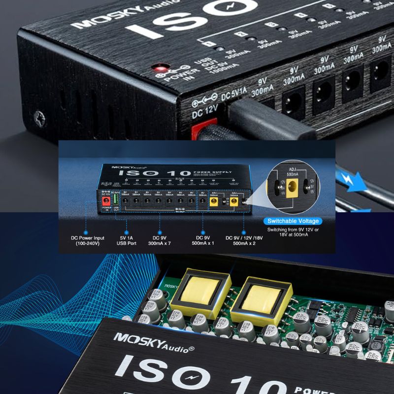 MOSKY ISO-10 Power Supply