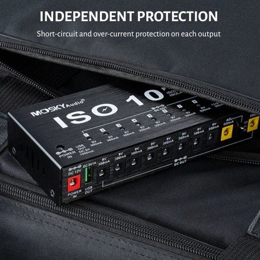 MOSKY ISO-10 Guitar Effect Pedal Power Supply Review: Is It the Best Budget Isolated Power Supply?