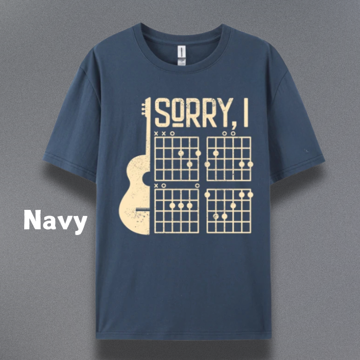 Sorry Guitar Tops  Design (100% Cotton)