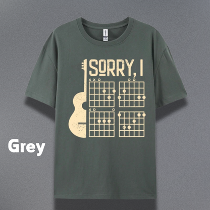 Sorry Guitar Tops  Design (100% Cotton)