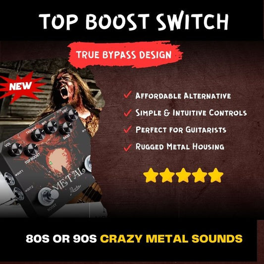 ⏰LAST DAY 50% OFF🎁Metal Muff Top (Boost Distortion)