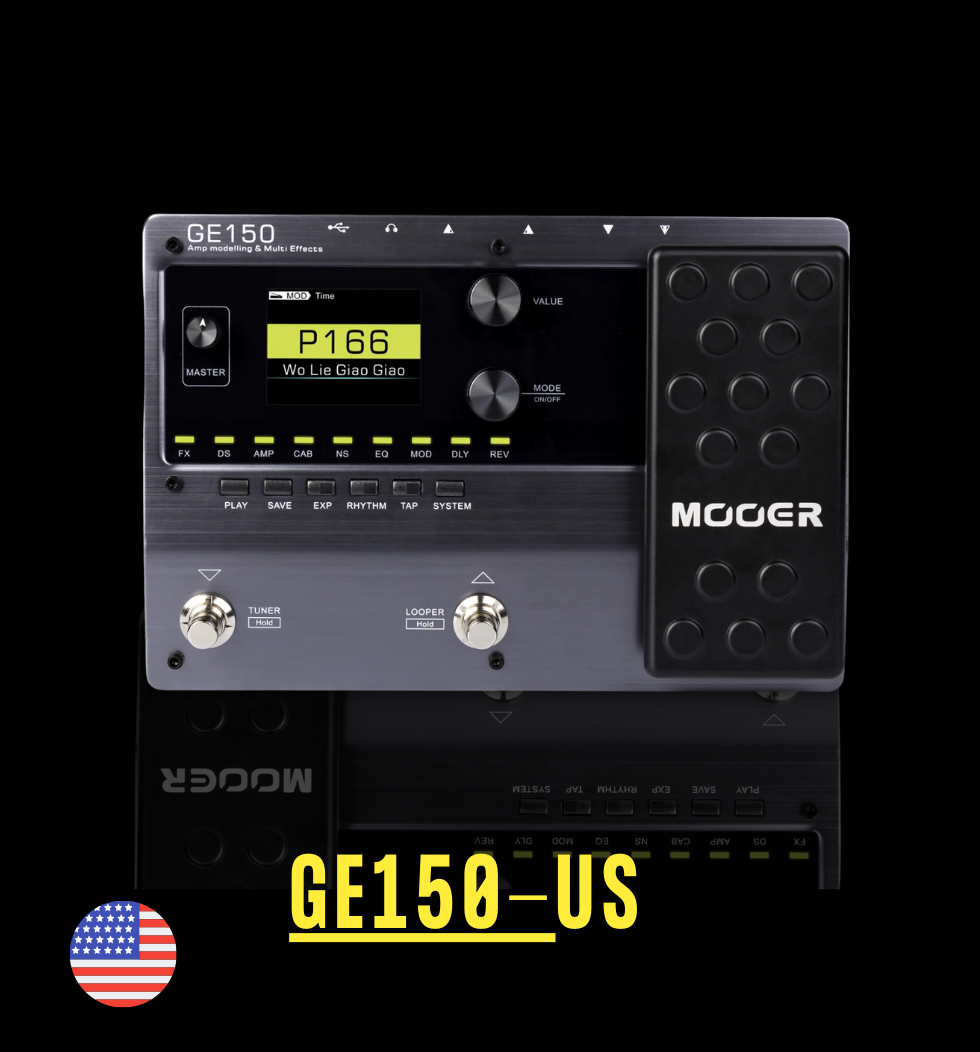 MOOER GE150 Amp Modeling Multi-Effects Pedals