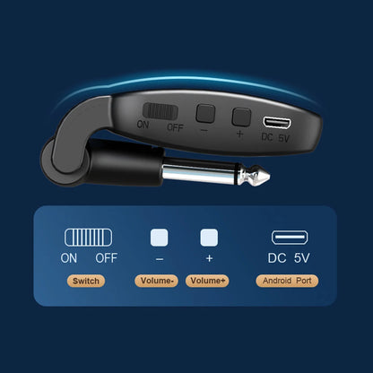 Wireless Guitar System Rechargeable
