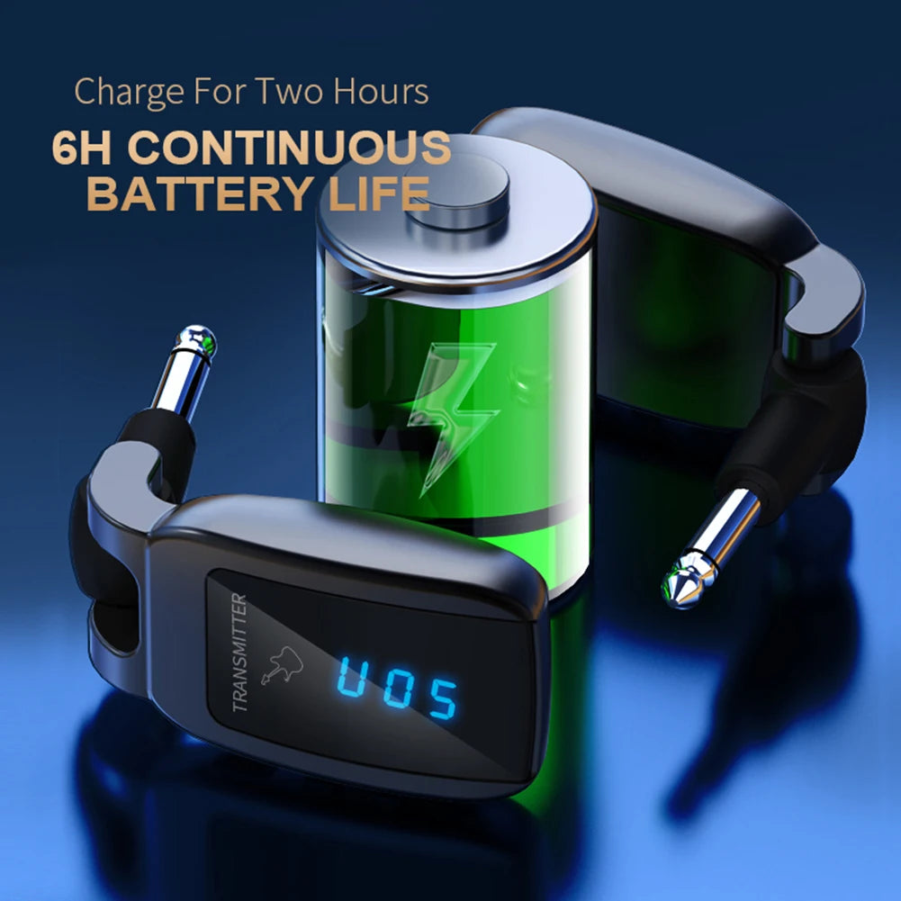 Wireless Guitar System Rechargeable