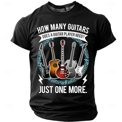 Funny Guitar Lover Short Sleeve Tee T-Shirt