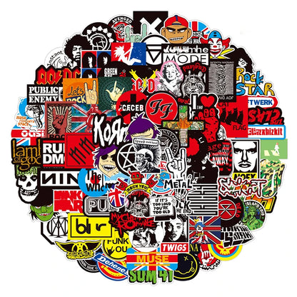 Classic ROCK Stickers (Random)