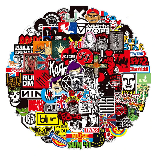 Classic ROCK Stickers (Random)