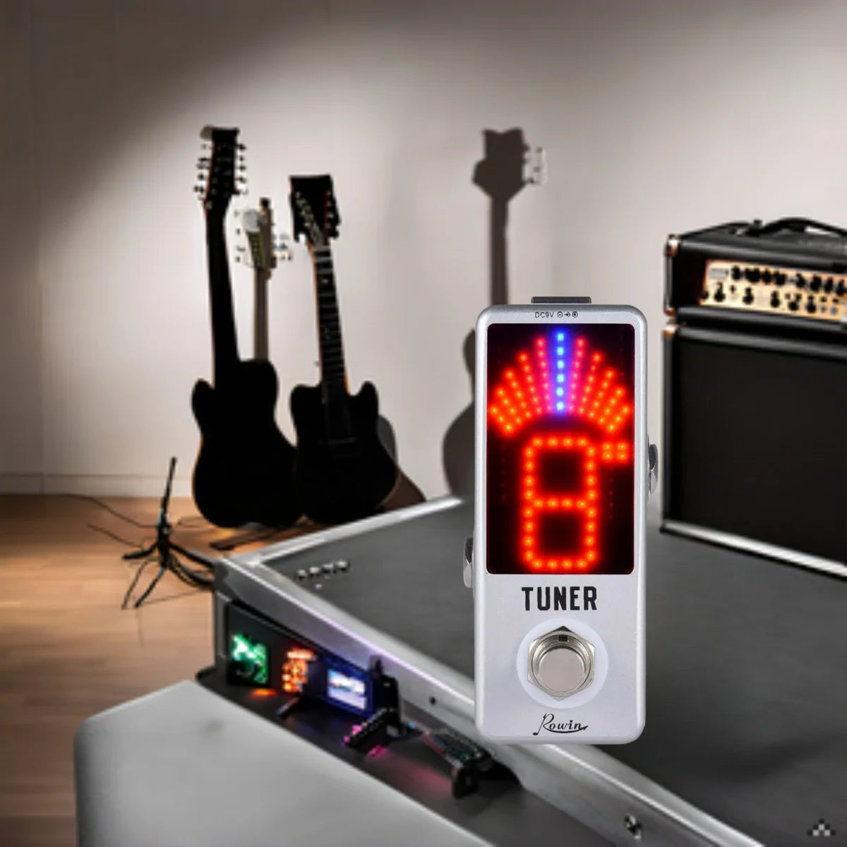 ⏰LAST DAY 40% OFF🎁Rowin Guitar Tuner Pedal  LT-910