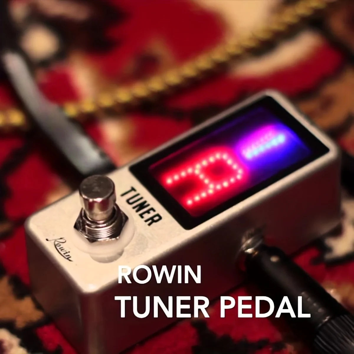 ⏰LAST DAY 40% OFF🎁Rowin Guitar Tuner Pedal  LT-910