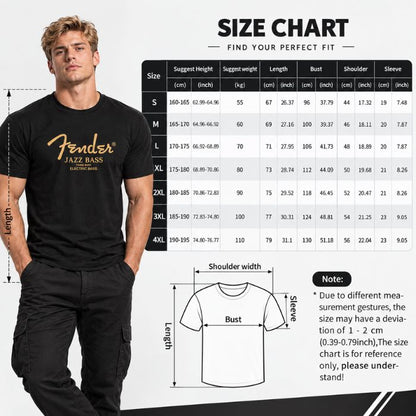 Fender Jazz Bass Graphic Tee T-Shirt