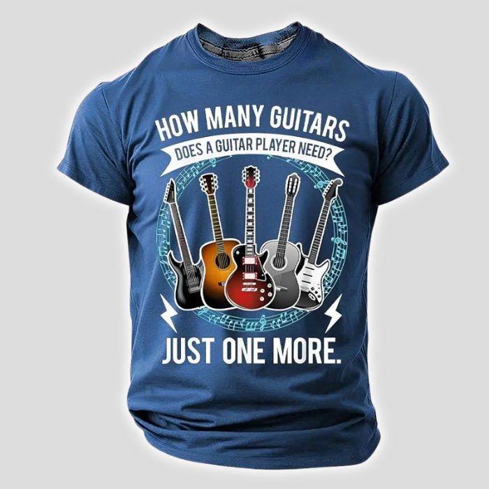 Funny Guitar Lover Short Sleeve Tee T-Shirt