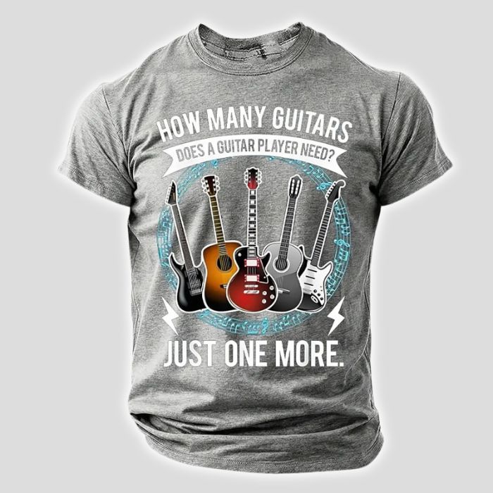 Funny Guitar Lover Short Sleeve Tee T-Shirt