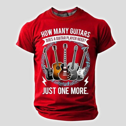 Funny Guitar Lover Short Sleeve Tee T-Shirt
