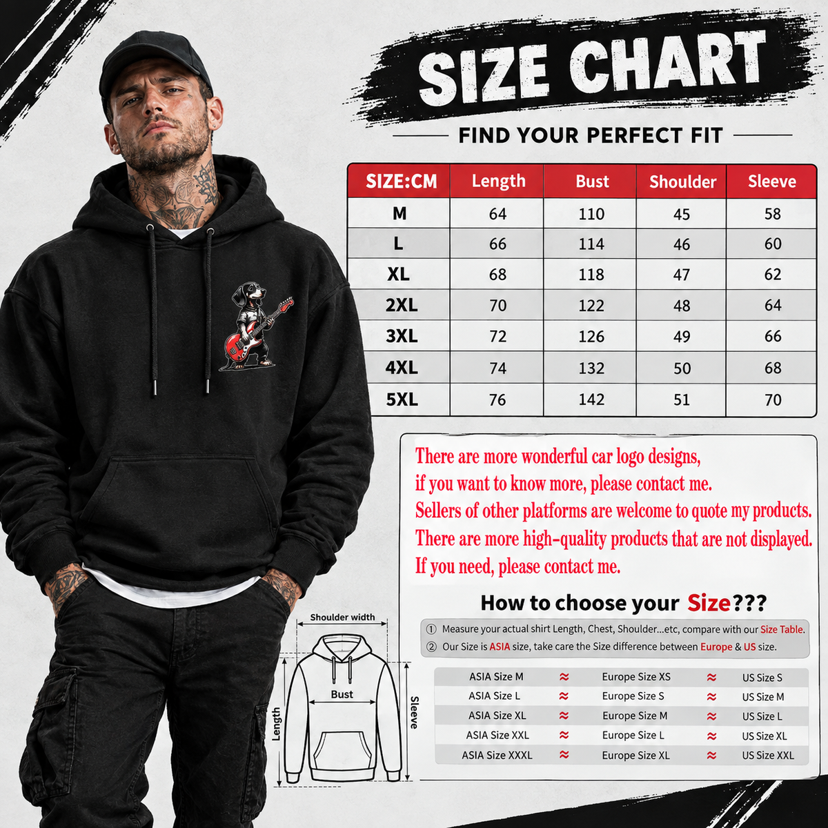 Guitarist Autumn Sweater Hoodies