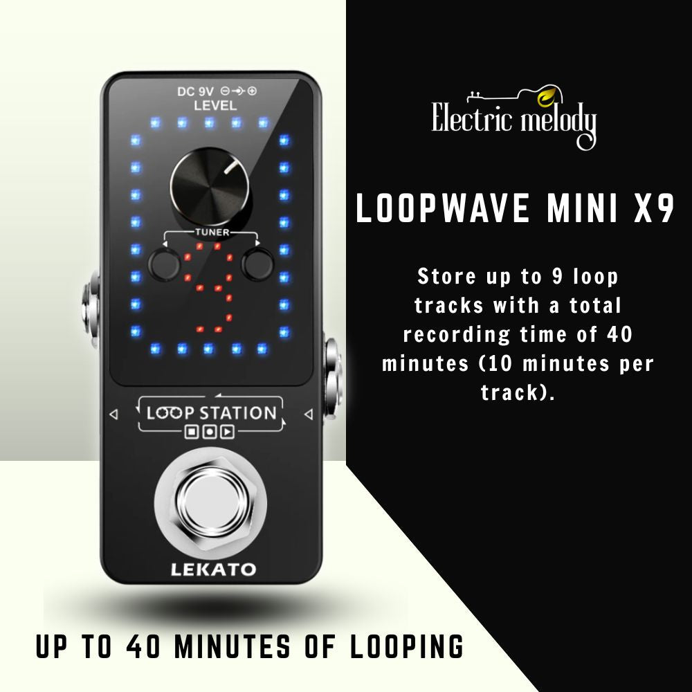 ⏰LAST DAY 60% OFF🎁LoopWave Mini X9 Looper Pedal – Electric Melody Store