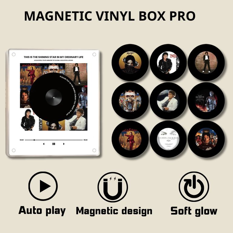 Magnetic Vinyl Box Pro