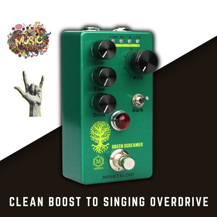  Mosky Screamer Compact Guitar Pedal