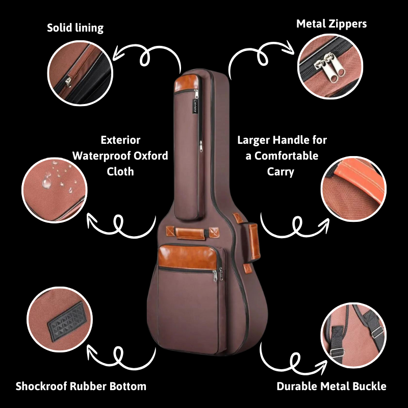 ⏰LAST DAY 50% OFF🎁ComfortCarry Pro Guitar Gig Bag - Electric Melody Store