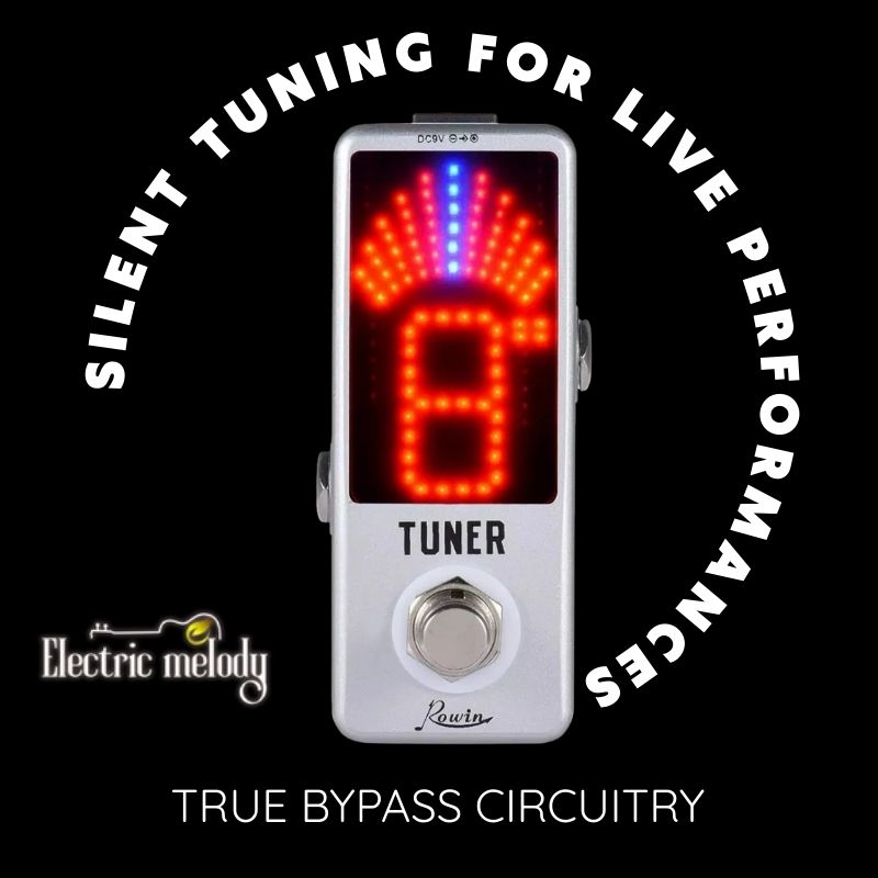 ⏰LAST DAY 40% OFF🎁Rowin Guitar Tuner Pedal  LT-910