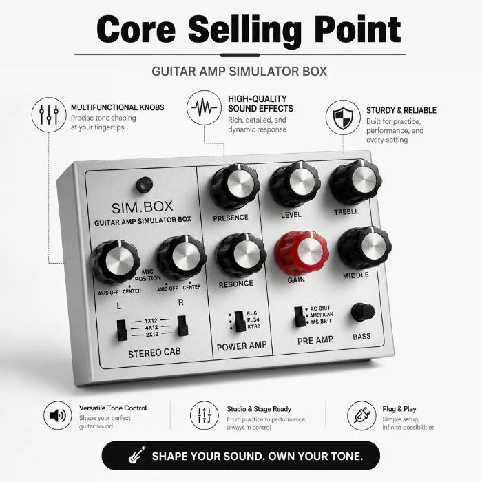 Simulator DI Box Effect Pedal