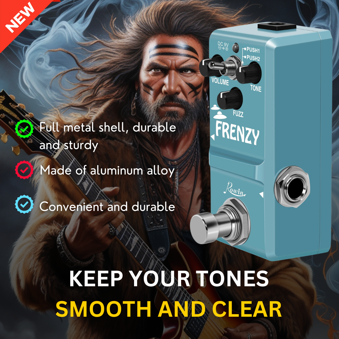 FRENZY Guitar Pedal Classic Fuzz Tone (LN-322) - Electric Melody Store