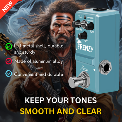 FRENZY Guitar Pedal Classic Fuzz Tone (LN-322) - Electric Melody Store