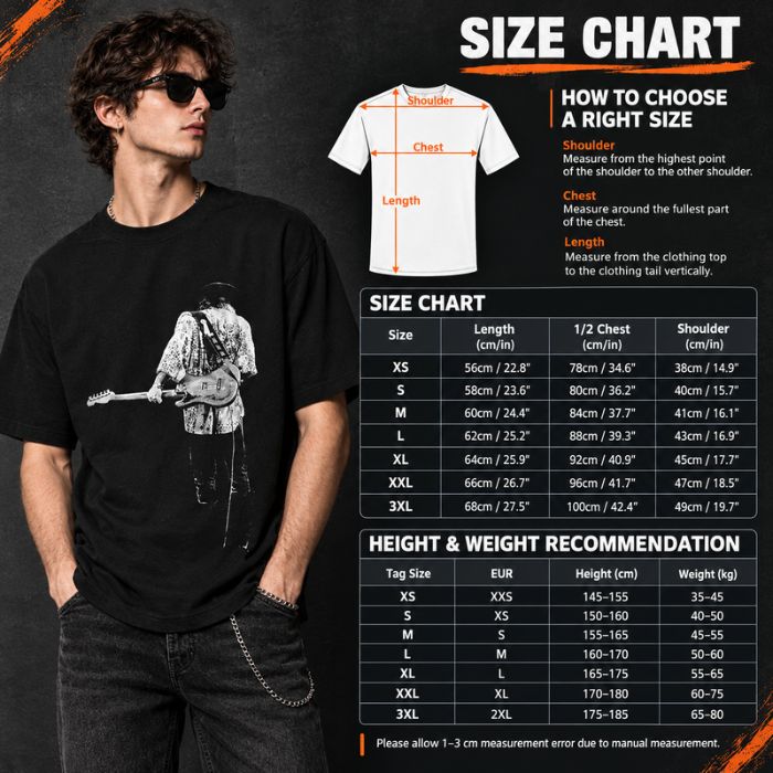 Blues rock Legend Graphic T Shirt