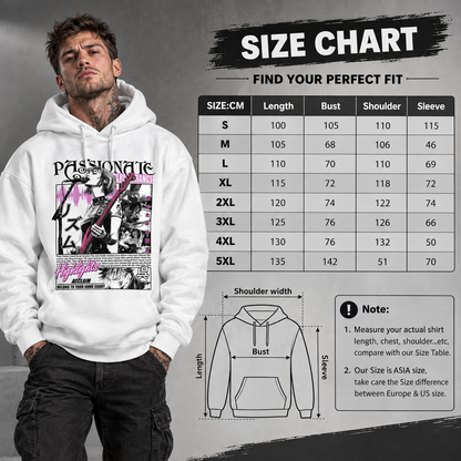 Vintage Guitar Girl Hoodie