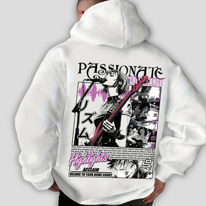 Vintage Guitar Girl Hoodie