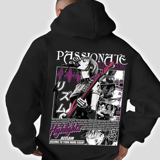 Vintage Guitar Girl Hoodie