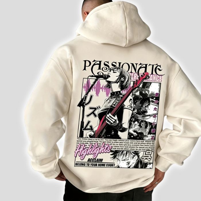 Vintage Guitar Girl Hoodie